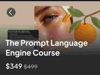 Ohneis Prompt Language Engine Course – Buy Now Master prompt engineering with Ohneis Prompt Language Engine Course. Learn structured prompt syntax for AI tools. Lifetime access. Download now from CoursesCraze.