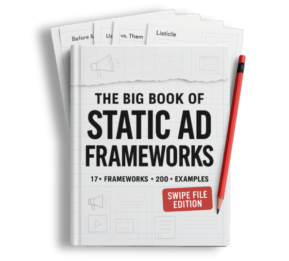 Colin Elefante-Smith – The Big Book of Static Ad Frameworks + AI Get Colin Elefante-Smith – The Big Book of Static Ad Frameworks + AI Ad Copycat System. Free download available for marketers and advertisers.